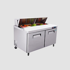 Sandwich and Salad Prep Tables