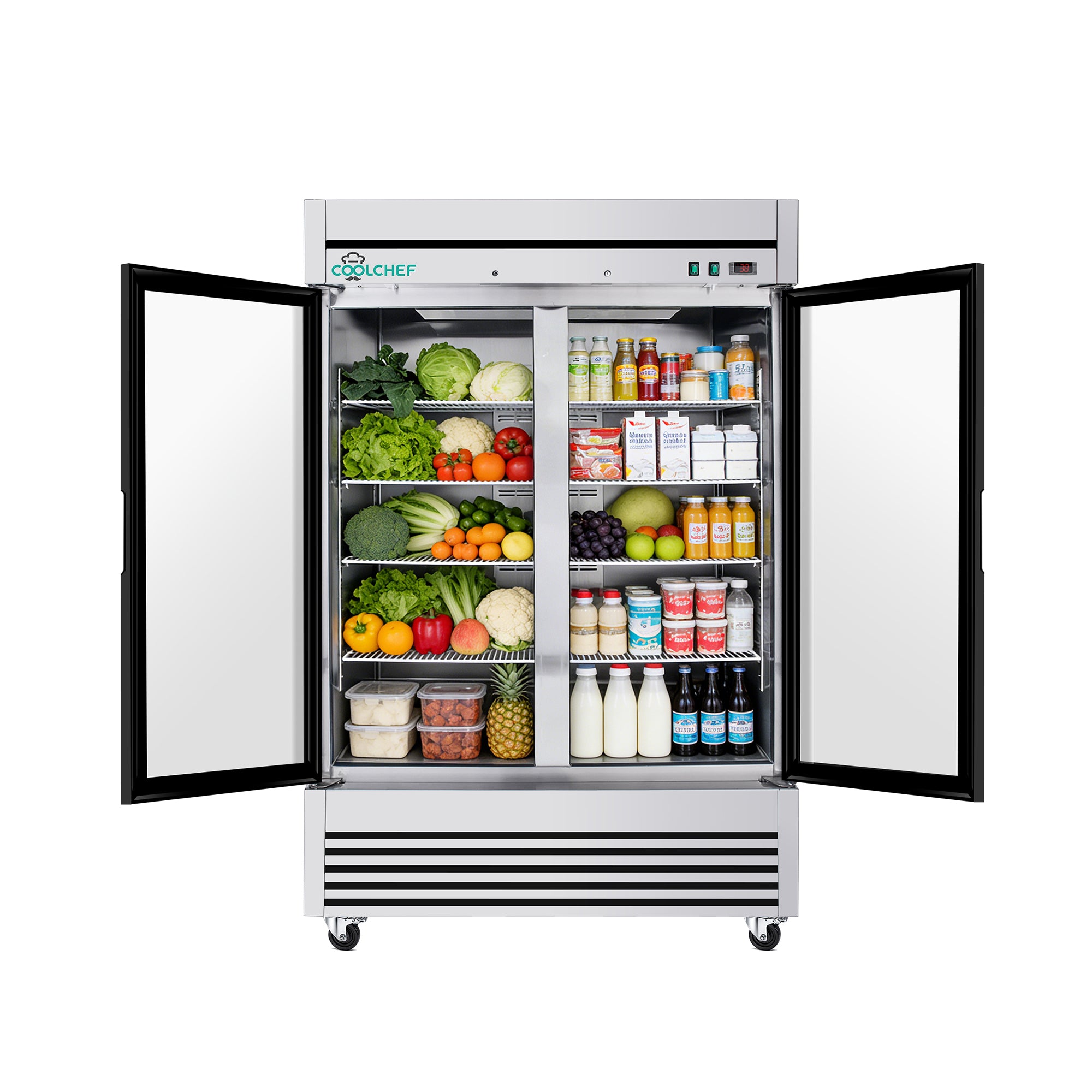 49 Cu Ft Commercial Glass Door Merchandiser 33-40°F ETL