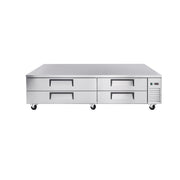 82" 4 Drawer Commercial Chef Base Refrigerator ETL