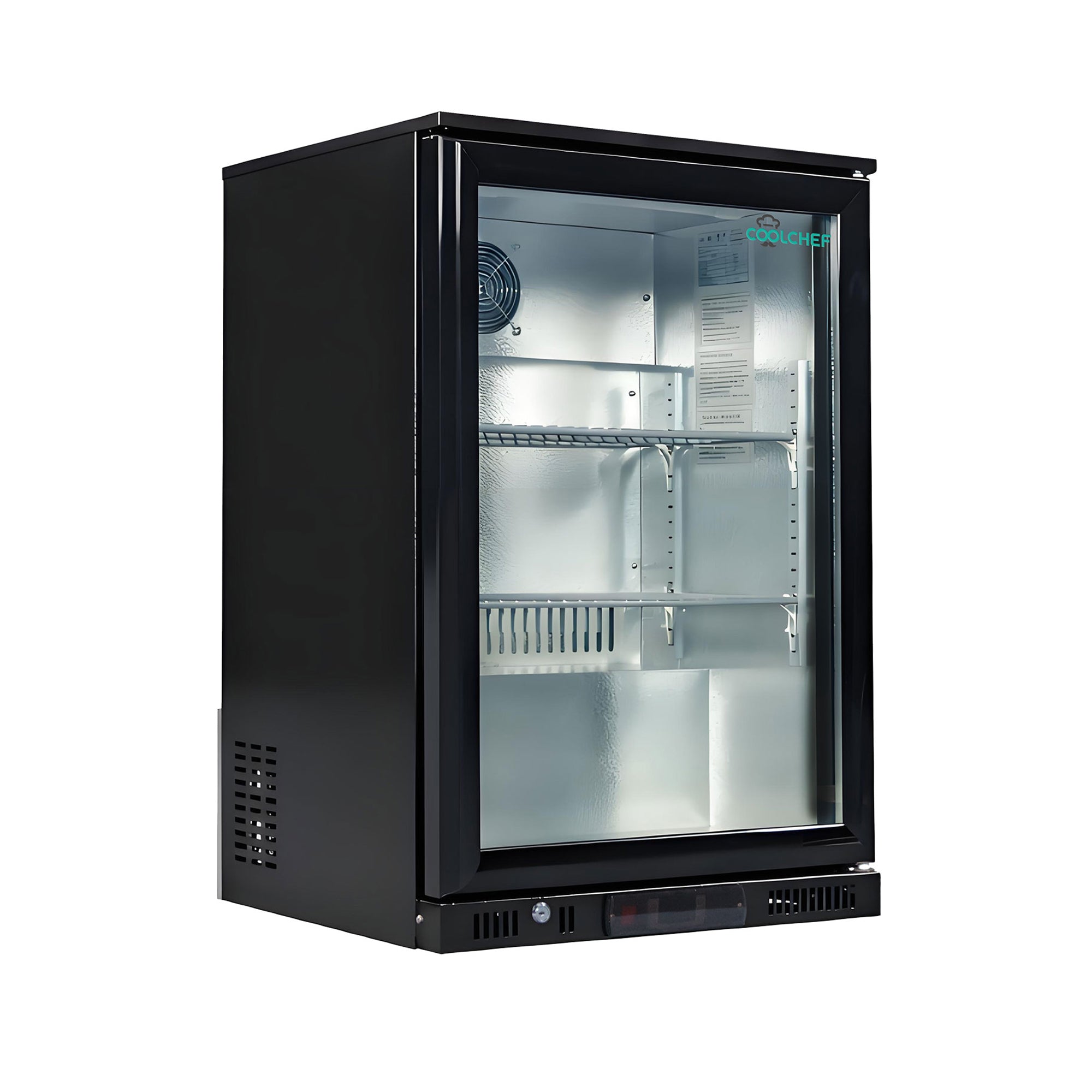 5.3 Cu Ft Commercial Back Bar Cooler Single Glass Door 33-41F ETL
