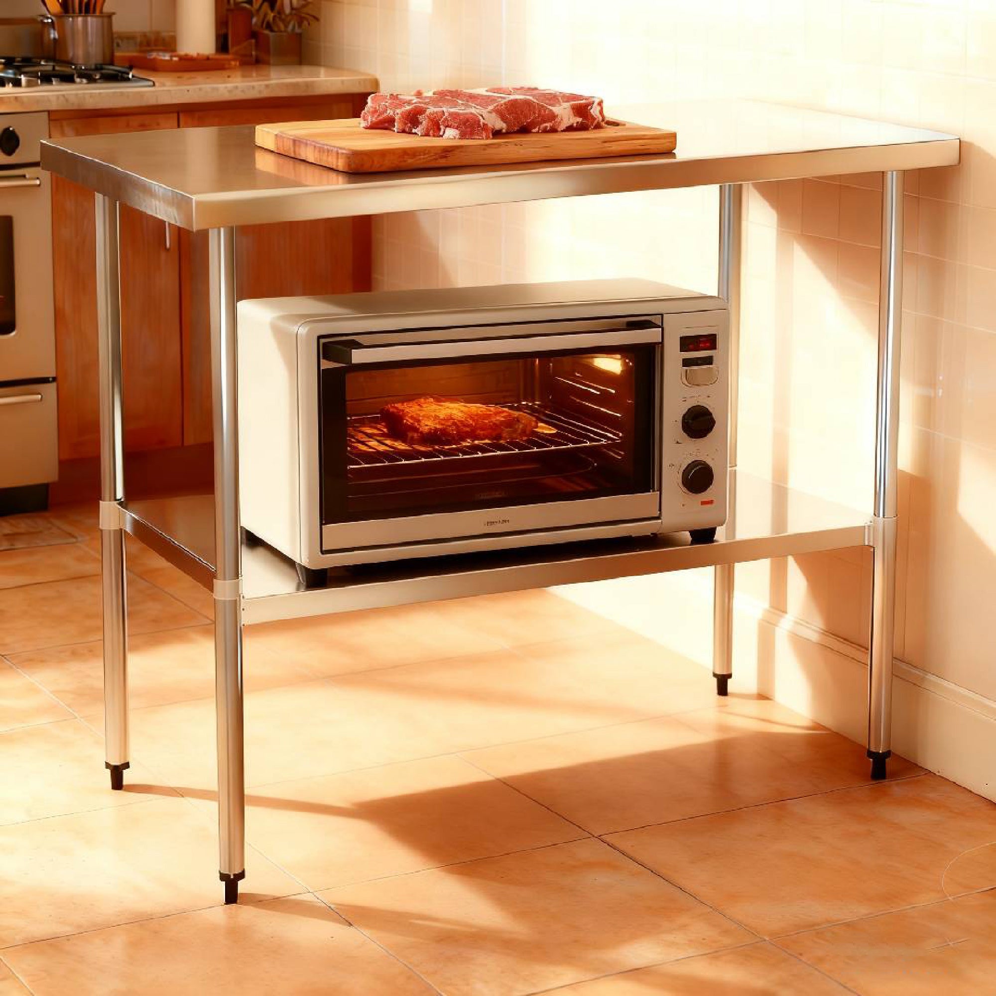 30" x 72" 30-Gauge Stainless Steel Commercial Work Table