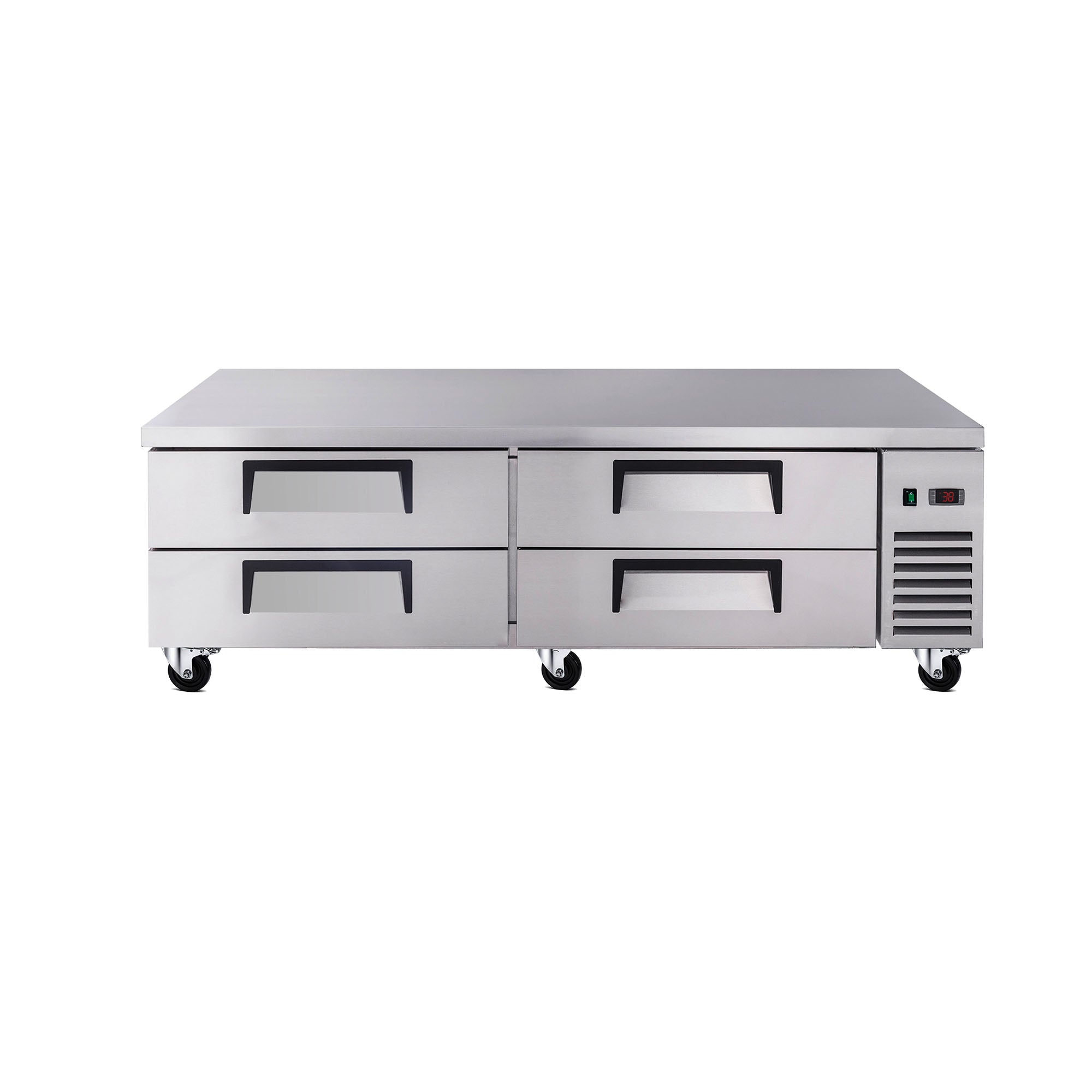 72" 4 Drawer Commercial Chef Base Refrigerator ETL