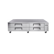 82" 4 Drawer Commercial Chef Base Refrigerator ETL