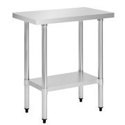 18" x 30" 18-Gauge Stainless Steel Commercial Work Table
