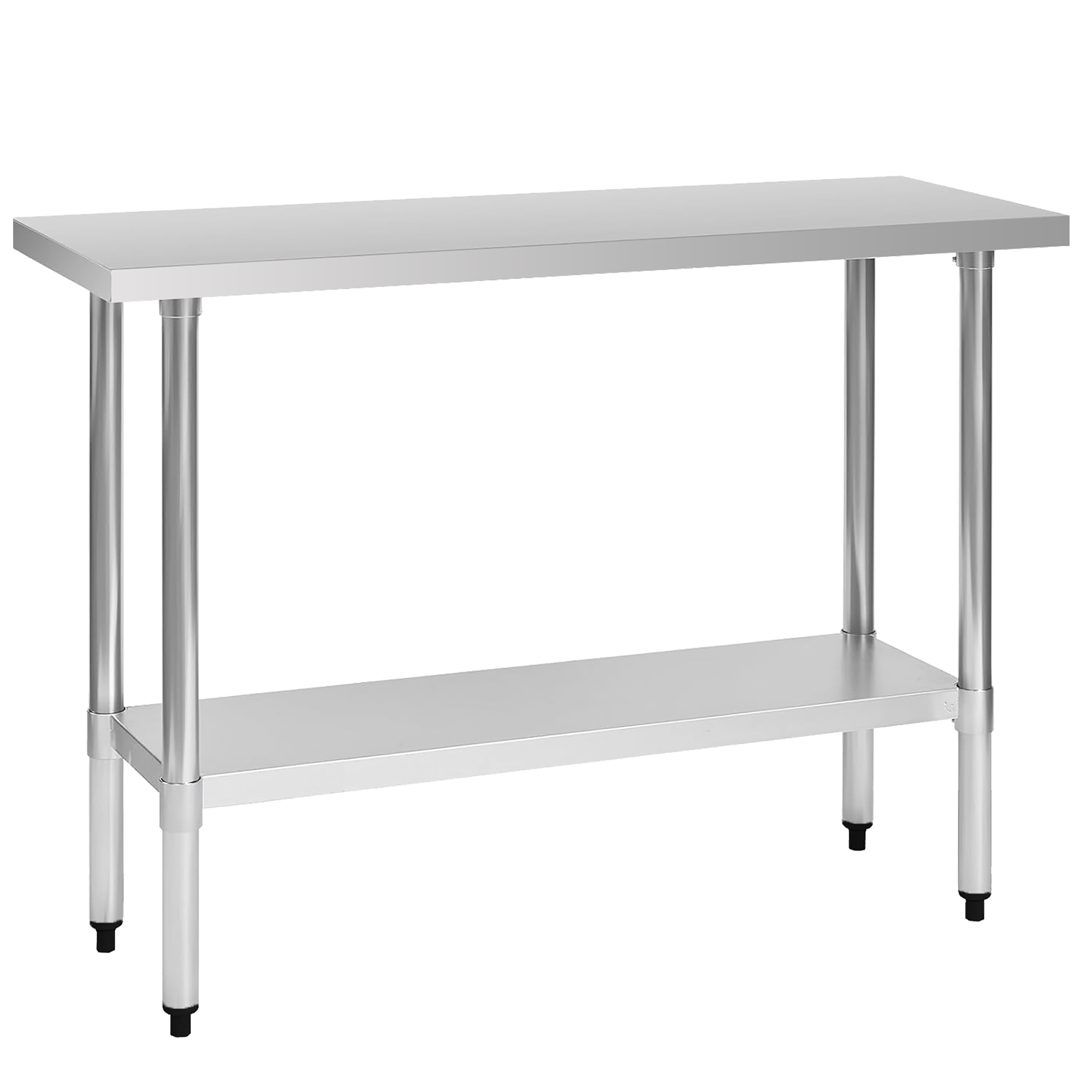 18" x 48" 18-Gauge Stainless Steel Commercial Work Table