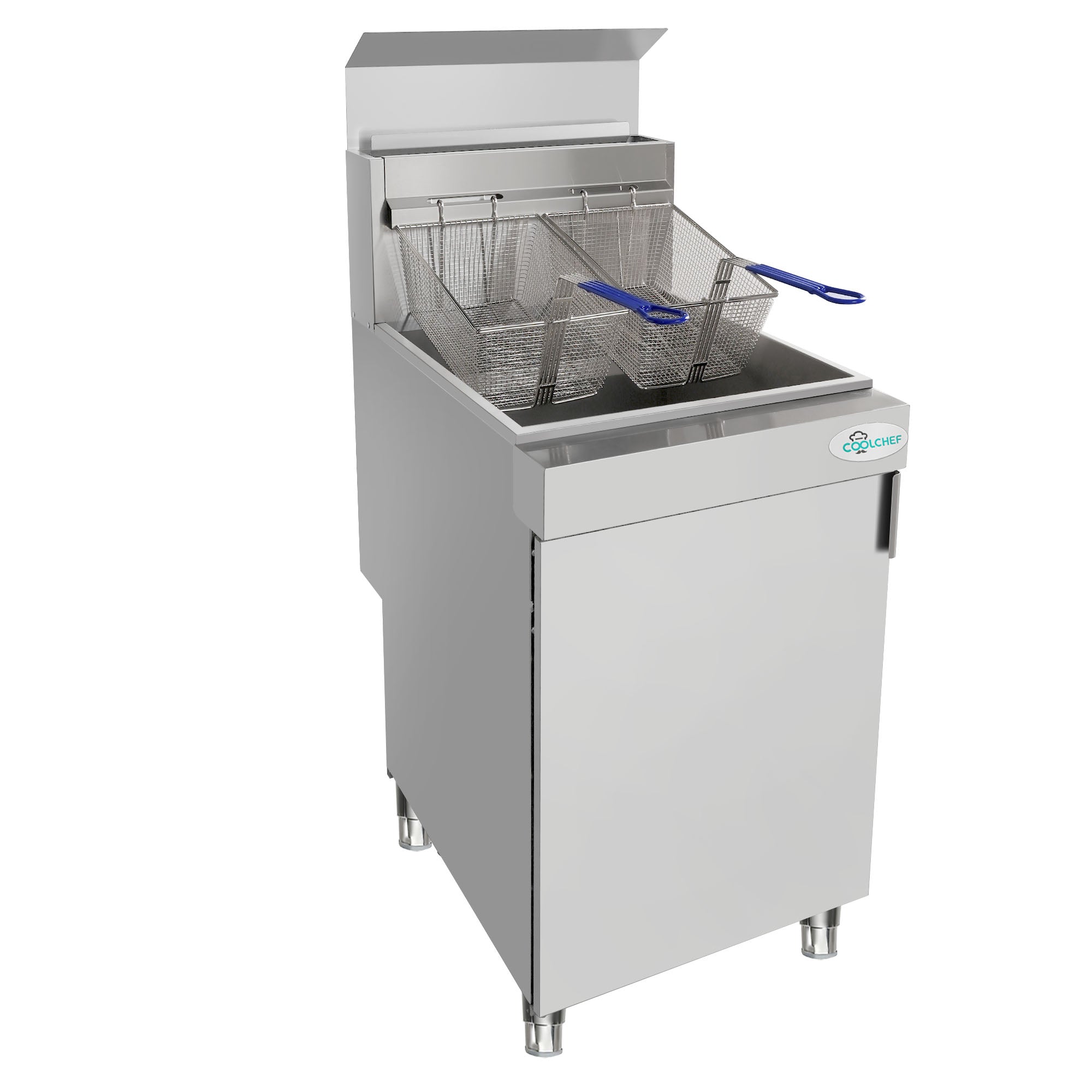 150,000 BTU 5 Burner Commercial Gas Fryer 75-80 lb LP