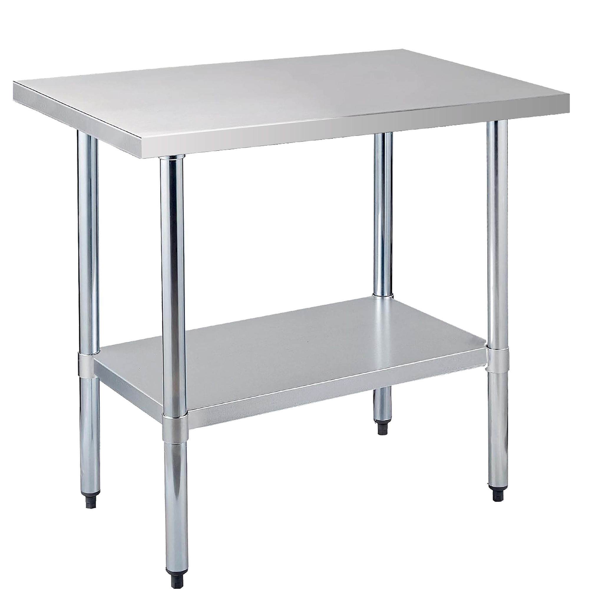 24" x 36" 24-Gauge Stainless Steel Commercial Work Table