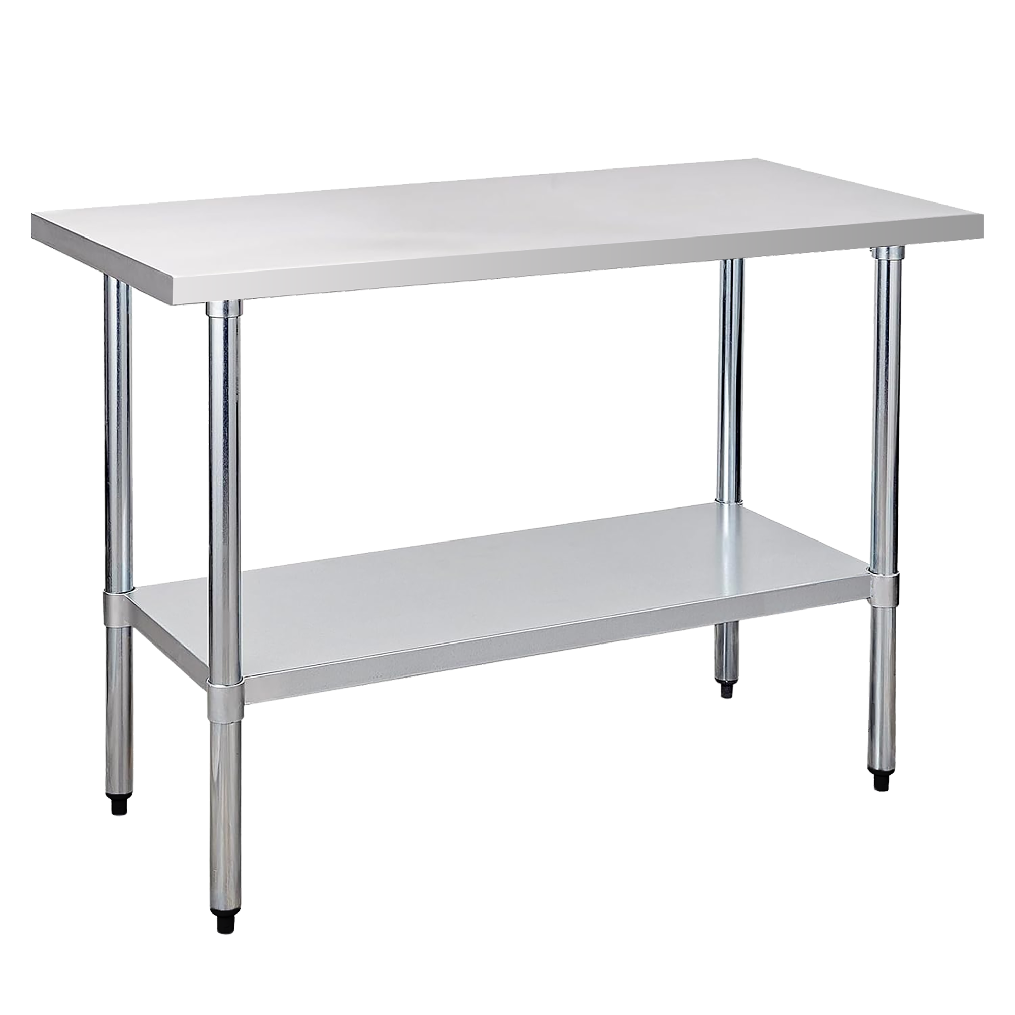 24" x 48" 24-Gauge Stainless Steel Commercial Work Table