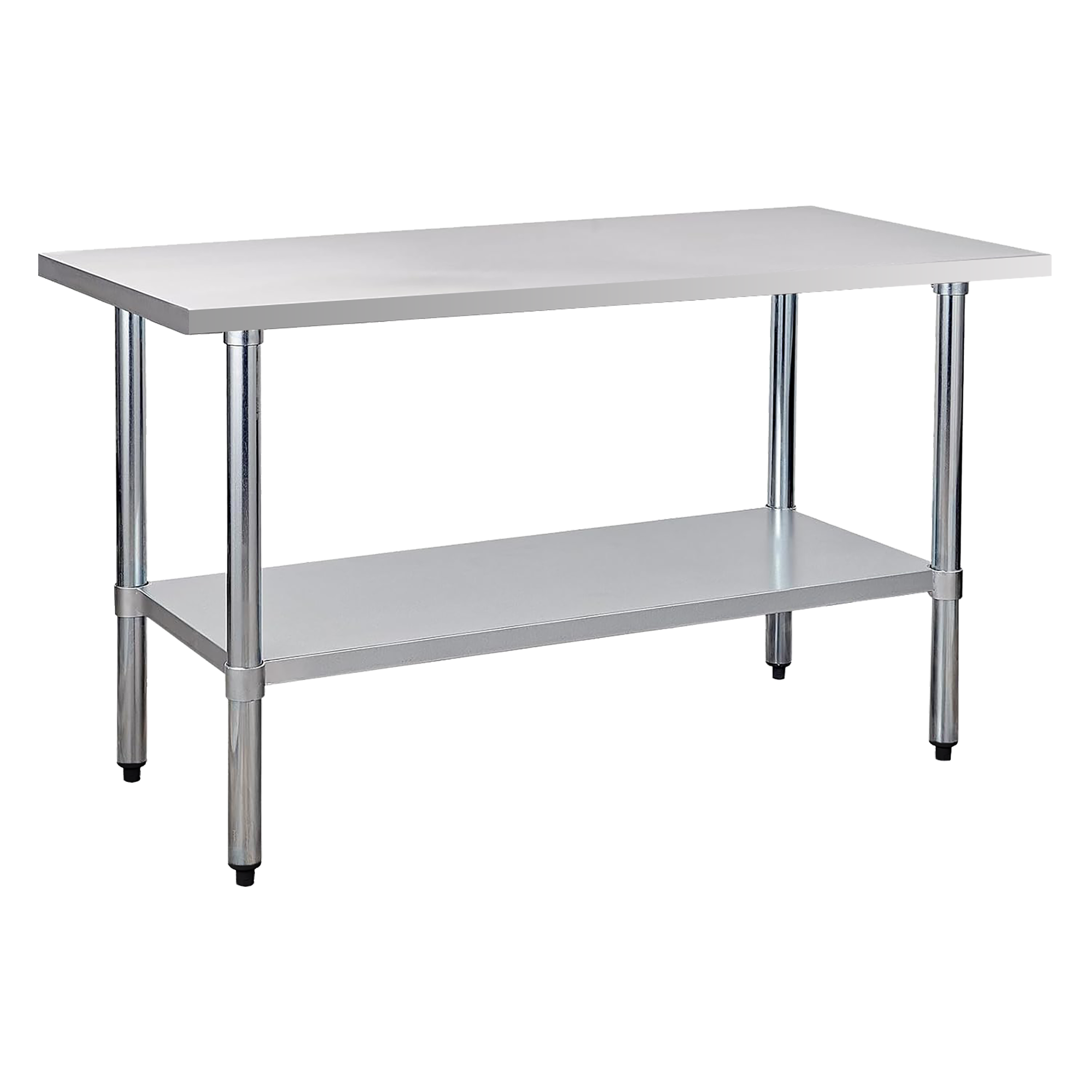 24" x 60" 24-Gauge Stainless Steel Commercial Work Table