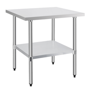 30" x 30" 30-Gauge Stainless Steel Commercial Work Table