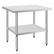 30" x 36" 30-Gauge Stainless Steel Commercial Work Table