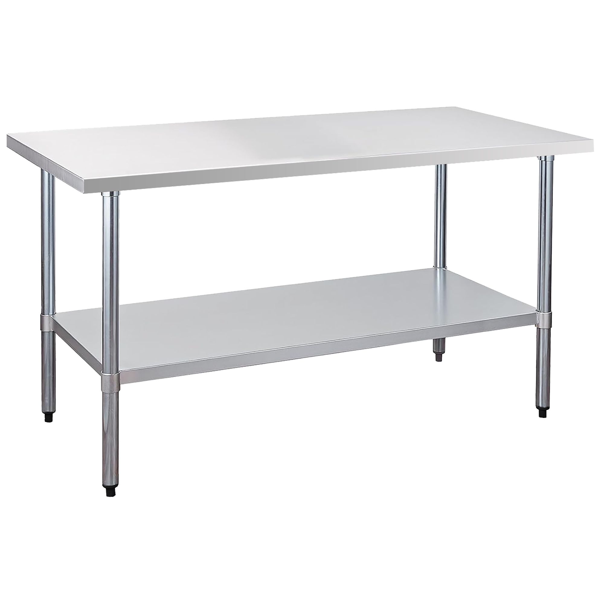 30" x 60" 30-Gauge Stainless Steel Commercial Work Table