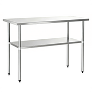 30" x 72" 30-Gauge Stainless Steel Commercial Work Table