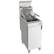 90,000 BTU 3 Burner Commercial Gas Fryer 35-40 lb LP