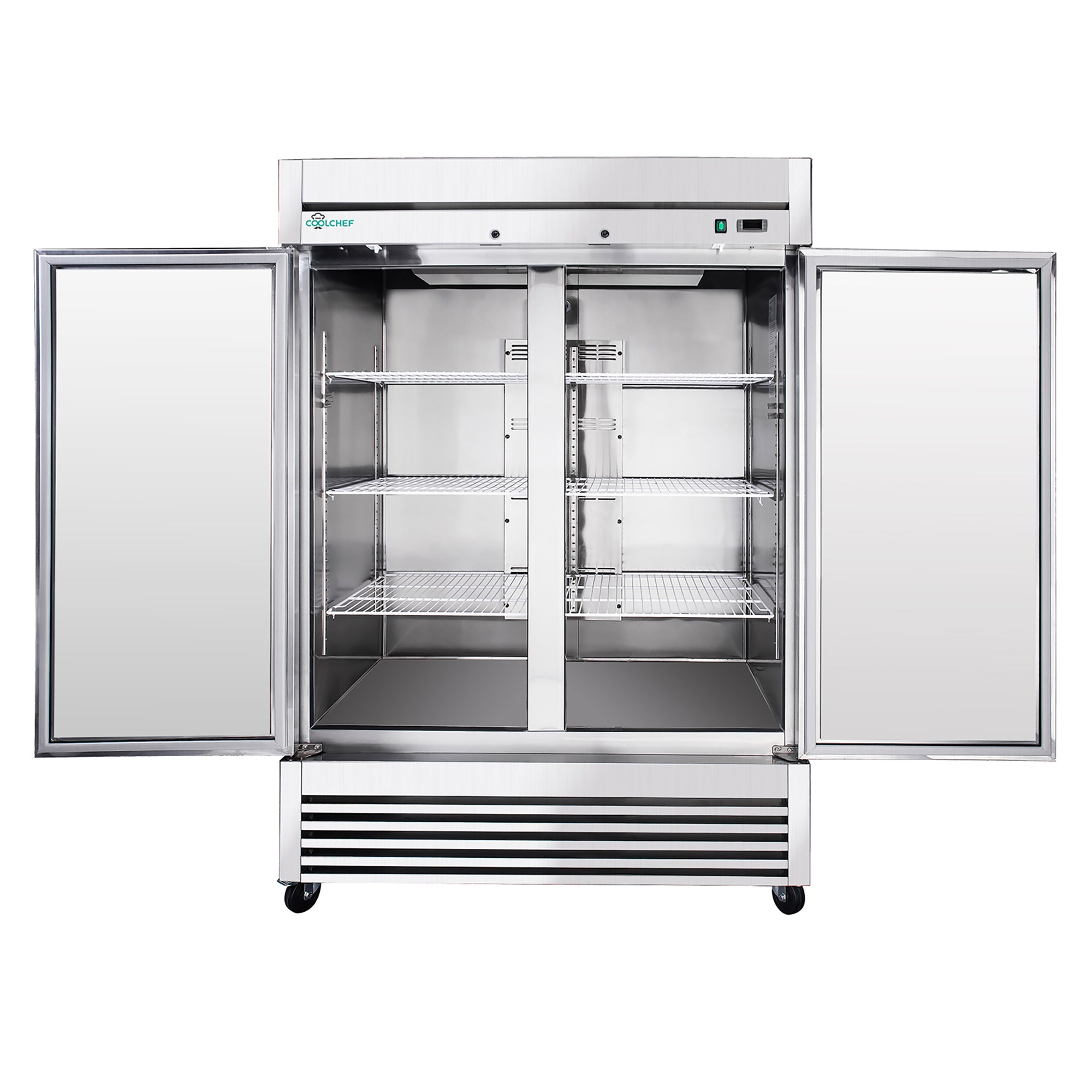 49 Cu Ft 2 Door Commercial Reach In Refrigerator ETL