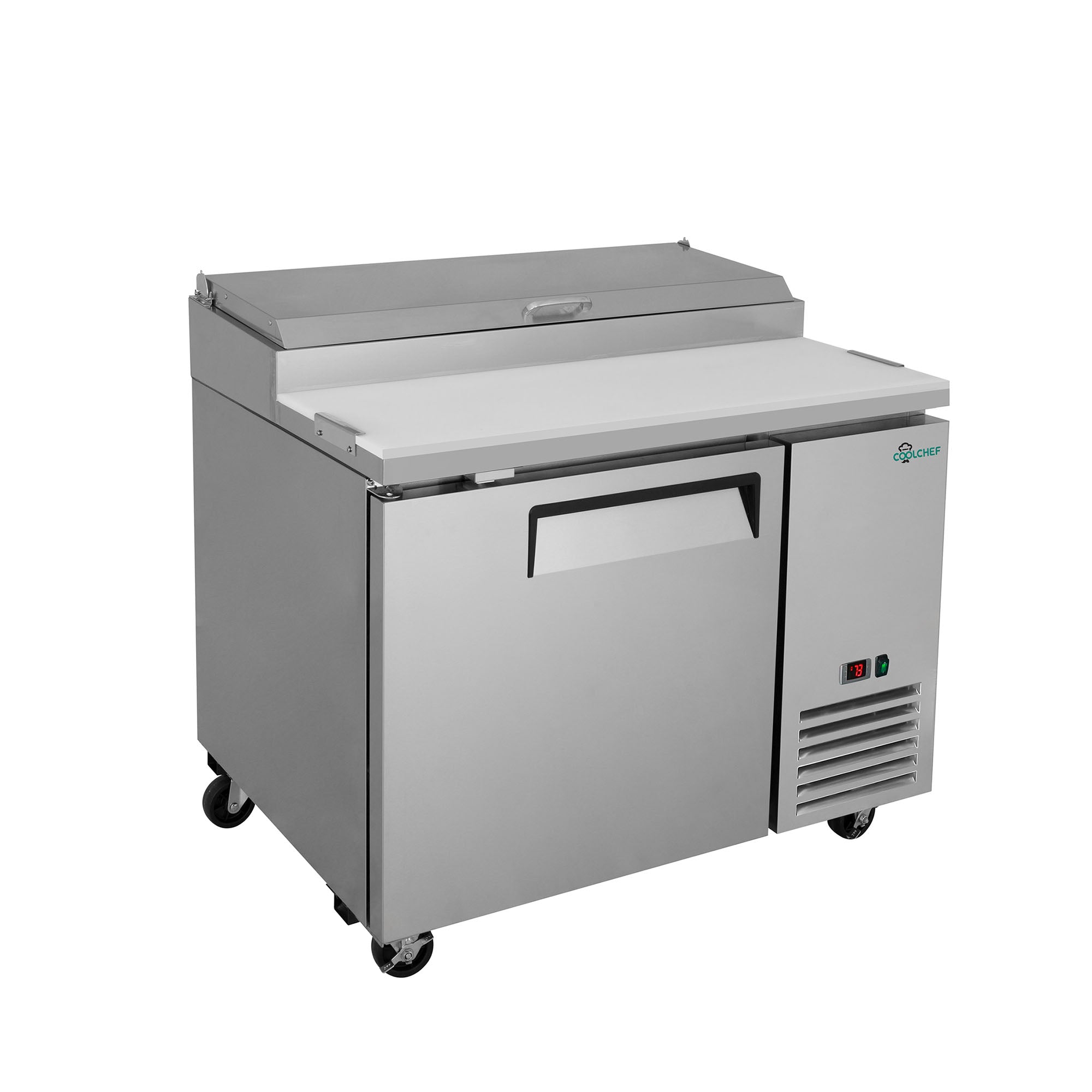 COOLCHEF 44" Pizza Prep Table Refrigerator