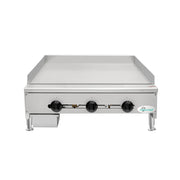 48" 120,000 BTU Commercial Gas Griddle 4 Burner CSA