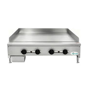 48" 120,000 BTU Commercial Gas Griddle 4 Burner