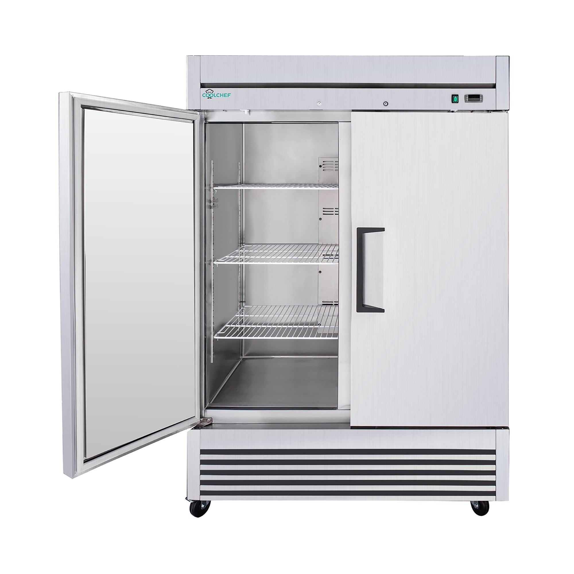 49 Cu Ft 2 Door Commercial Reach In Refrigerator ETL