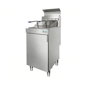 150,000 BTU 5 Burner Commercial Gas Fryer 75-80 lb LP