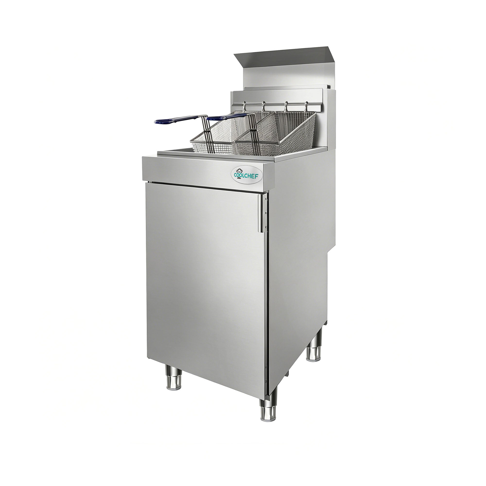 150,000 BTU 5 Burner Commercial Gas Fryer 75-80 lb LP