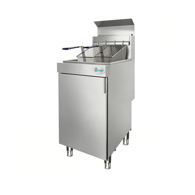 150,000 BTU 5 Burner Commercial Gas Fryer 75-80 lb LP