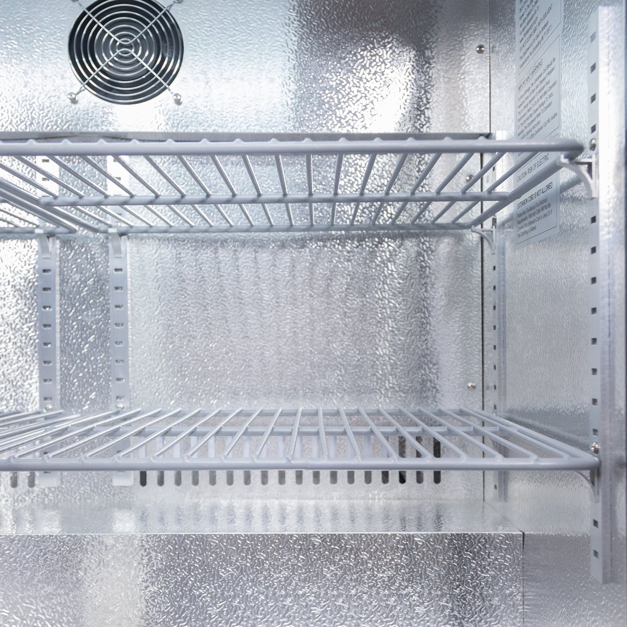 12.2 Cu Ft Commercial Back Bar Cooler Triple Glass Door 33-41F