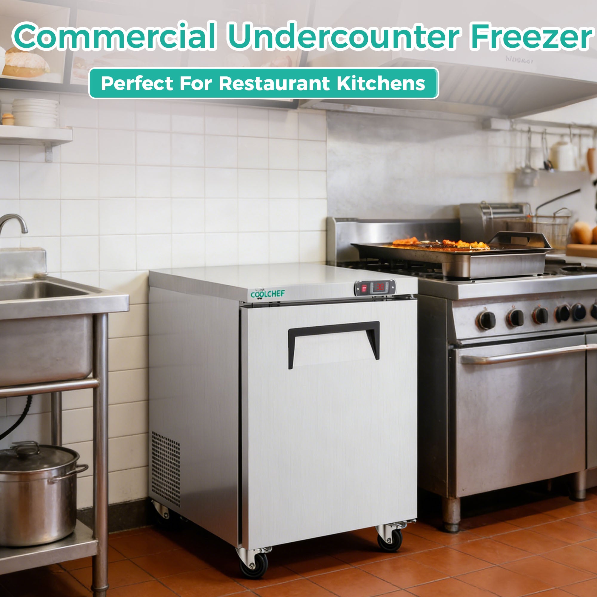28" 8 Cu Ft Commercial Sandwich Prep Table Refrigerator ETL