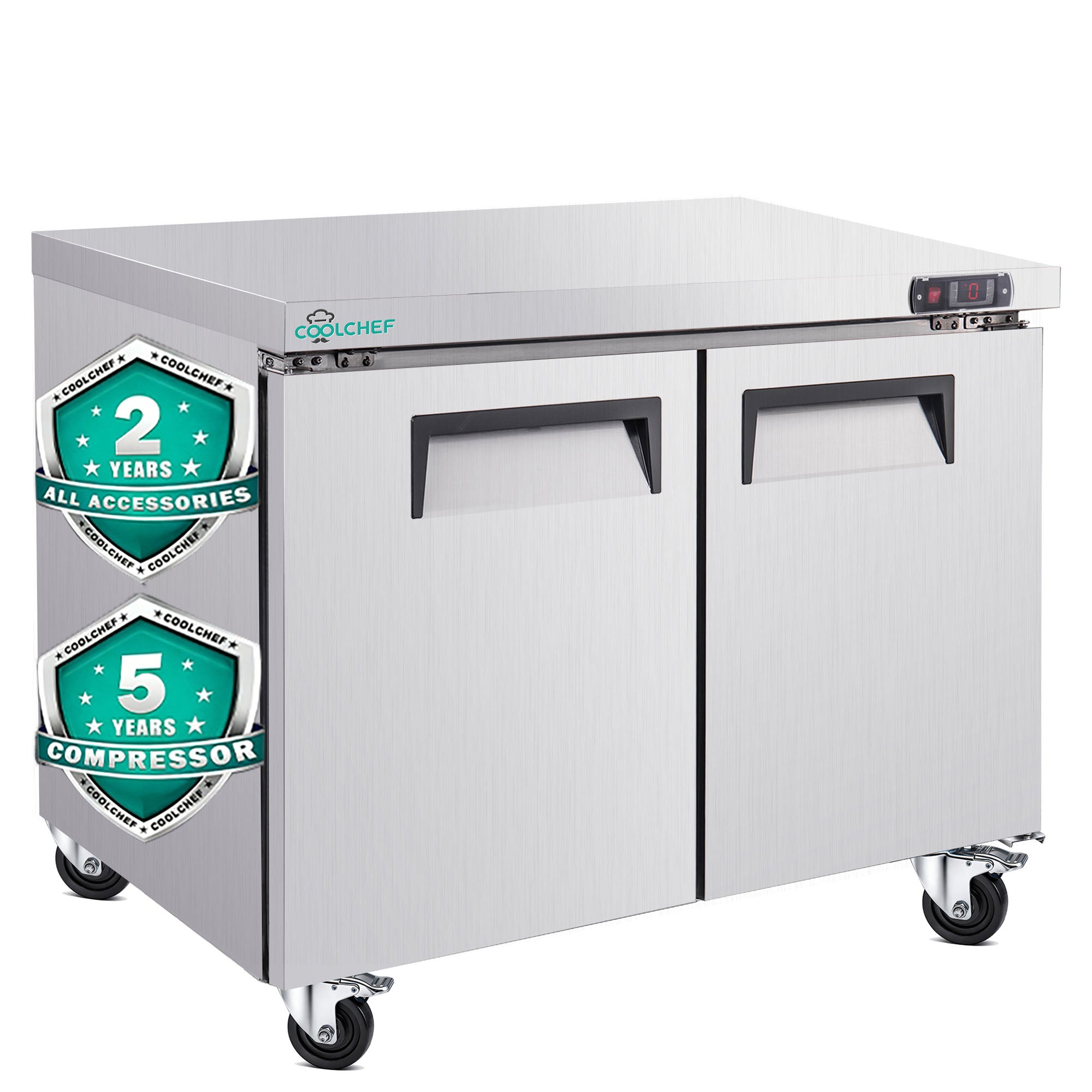 48" 12 Cu Ft Commercial Sandwich Prep Freezer ETL