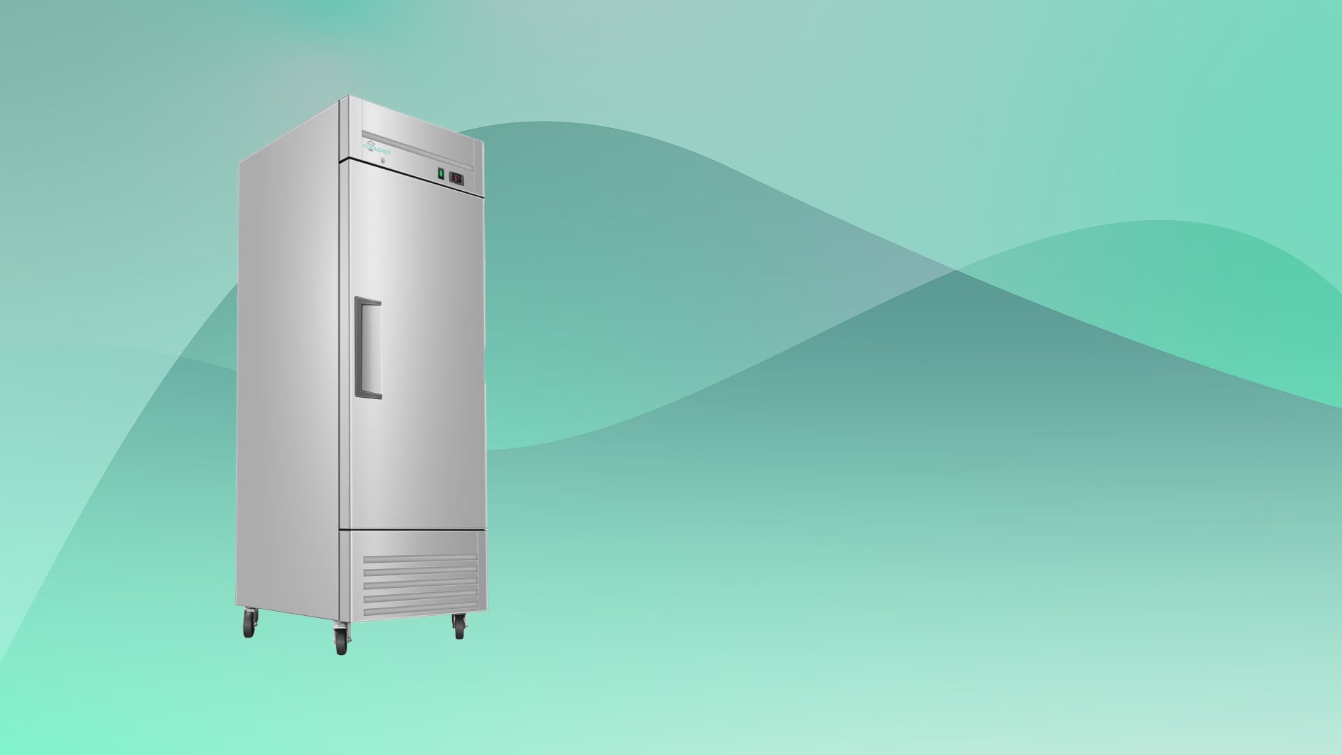 Load video: 49 Cu Ft 2 Door Commercial Reach In Refrigerator ETL