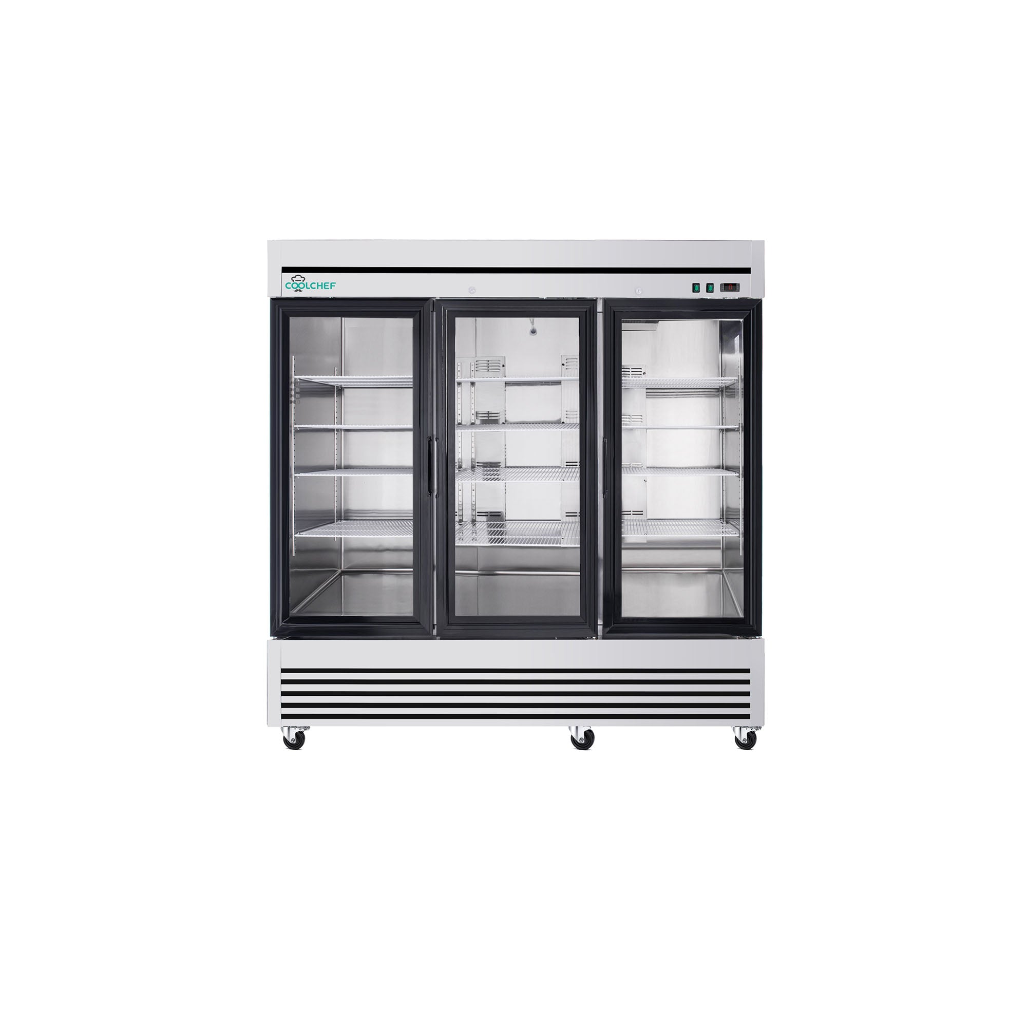 72 Cu Ft Commercial Glass Door Freezer -8 to 0°F ETL