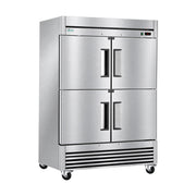 54" 4 Half Door Commercial Reach-In Refrigerator ETL