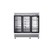 72 Cu Ft Commercial Glass Door Merchandiser 33-41°F ETL